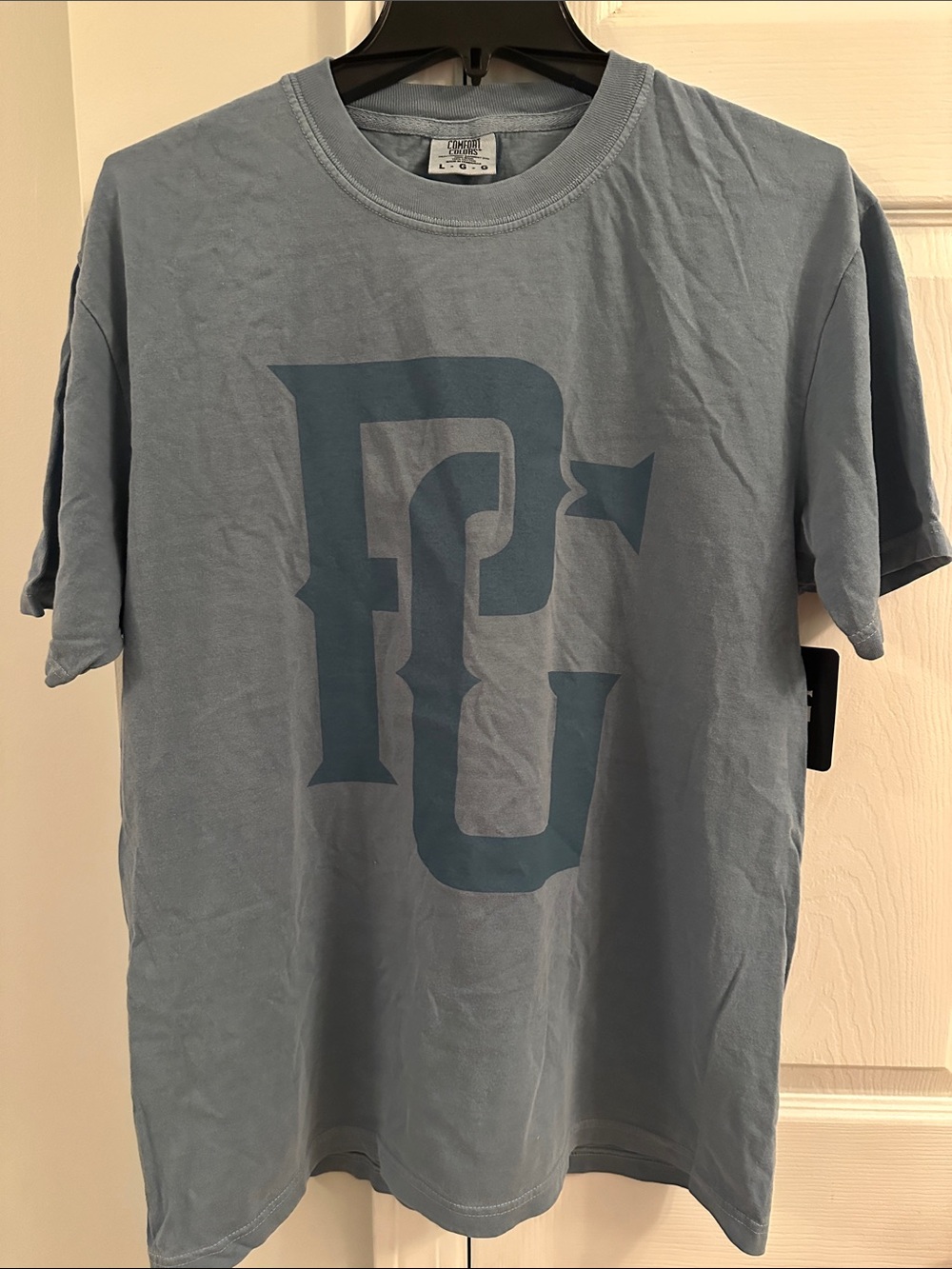 PG by Perfect Game Logo T Shirt by Comfort Colors/ Blue/ NWT! Men’s Large